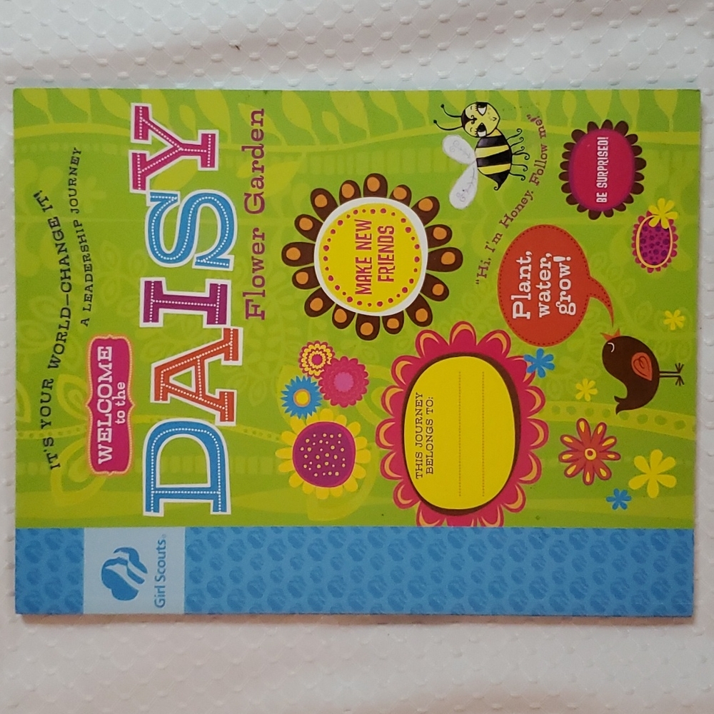 GIRL SCOUTS Welcome to the Daisy Flower Garden Book-Grades K-1 Workbook-USA-NEW
